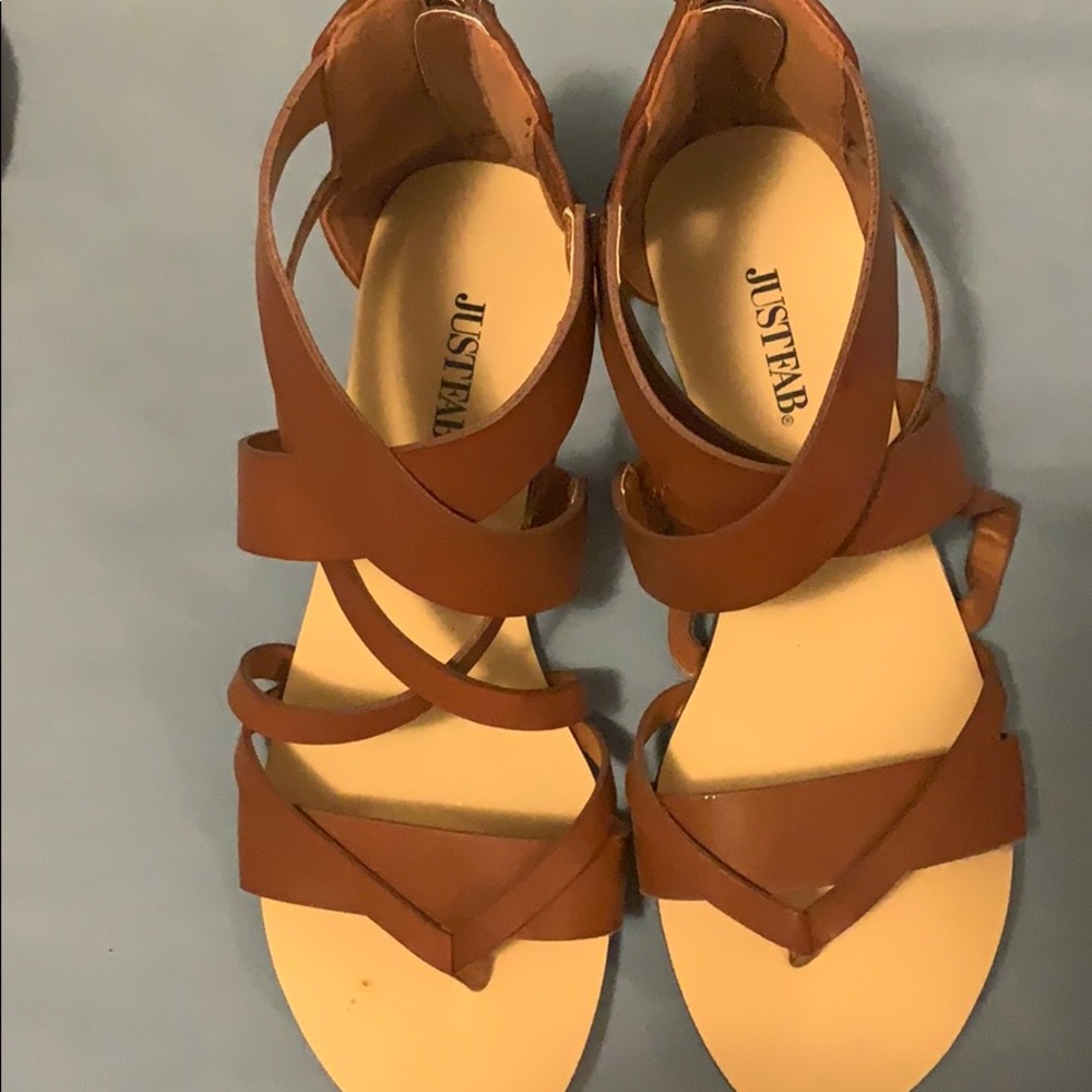 Just fab sandals brand new